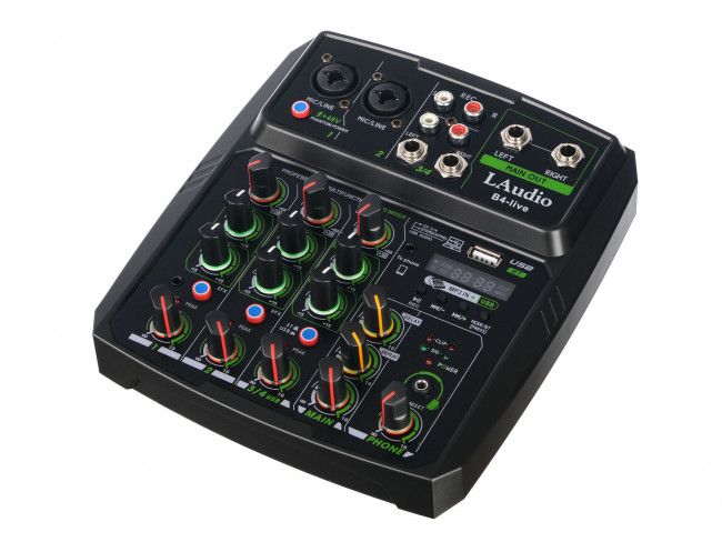 Микшерный пульт LAudio B4-live (встроенный Bluetooth)