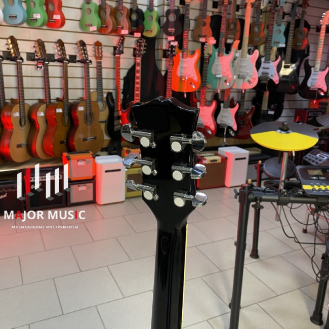 GA-H10-BK Акустическая гитара, с вырезом, черная, Smiger GA-H10-BK Акустическая гитара, с вырезом, черная, Smiger