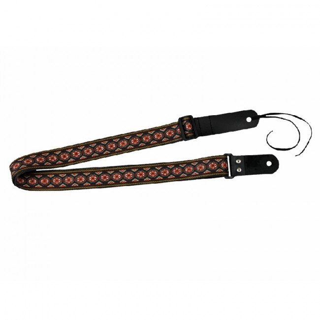 MZ-RGU-40et8 Ремень для классической гитары/укулеле, тесьма этнос-8, MEZZO