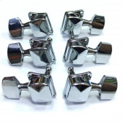 Комплект одиночной колковой механики Alice AL-015P хромированный