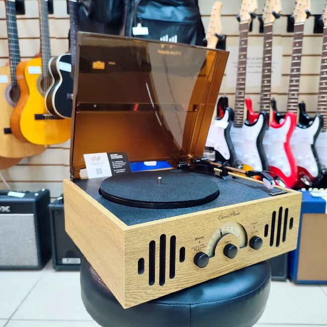 Виниловый проигрыватель Lenco TT-41 OK с радио и Bluetooth OAK(дуб)