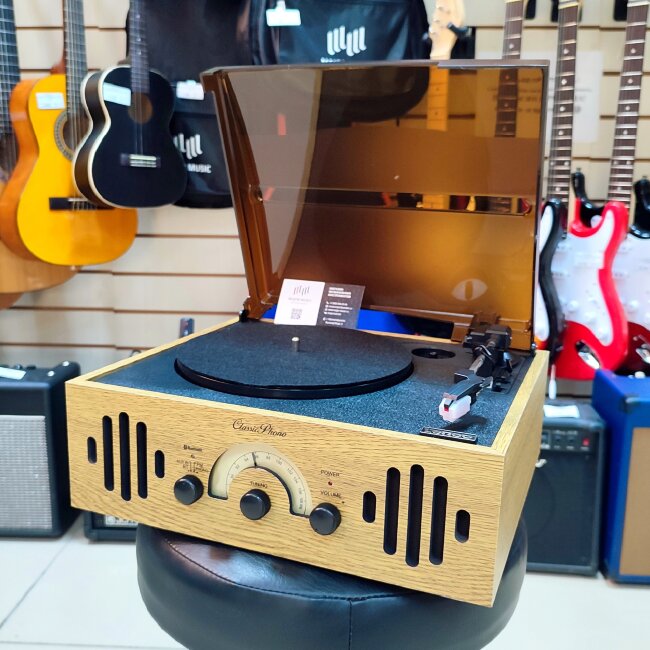 Виниловый проигрыватель Lenco TT-41 OK с радио и Bluetooth OAK(дуб)