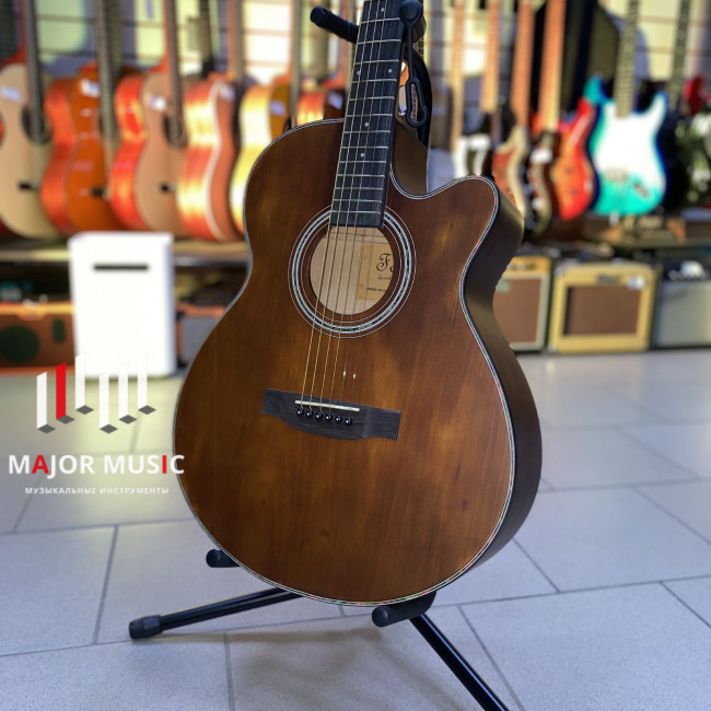 FFG-EA13-TCF Акустическая гитара, коричневая, Foix