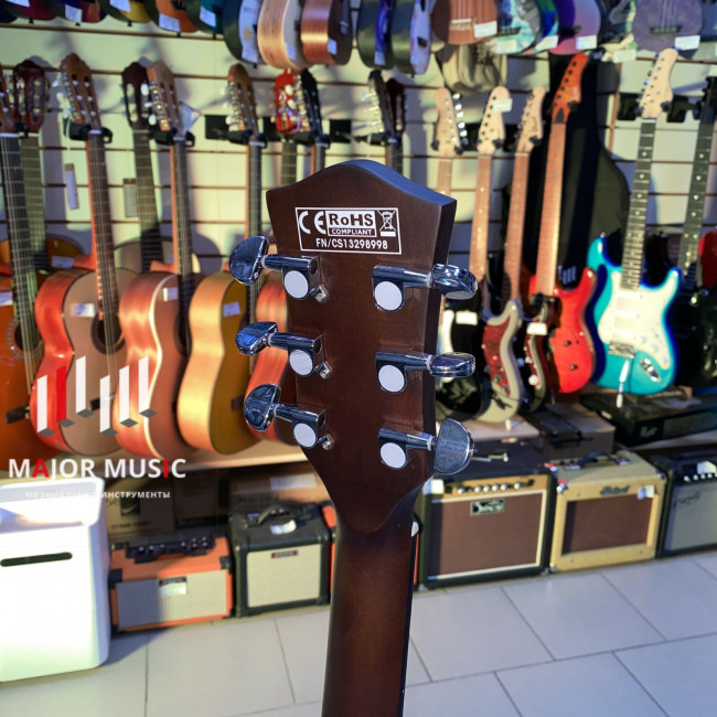 FFG-EA13-TCF Акустическая гитара, коричневая, Foix