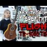 Акустическая гитара Flight TR-1000 TEAK тревел
