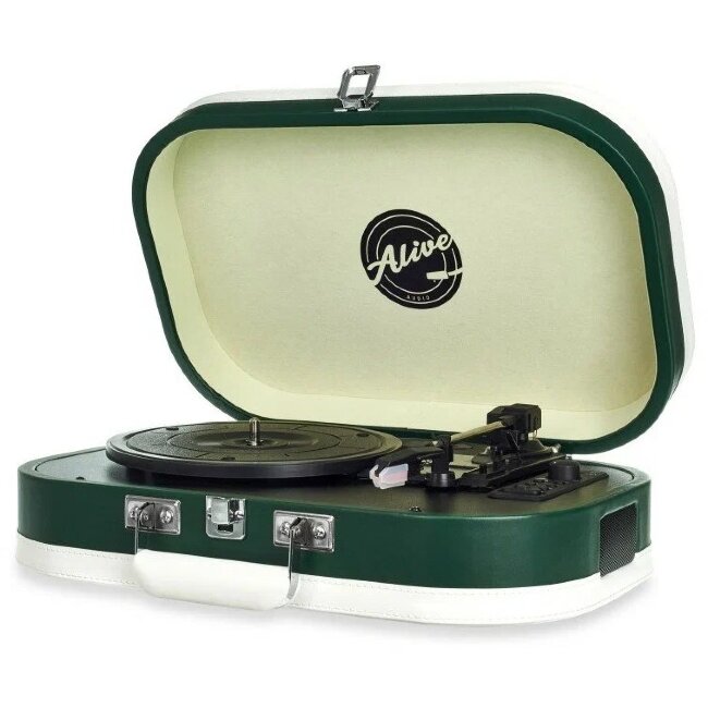 Виниловый проигрыватель Alive Audio VNT-02-CG Vintage Cades Gin с Bluetooth