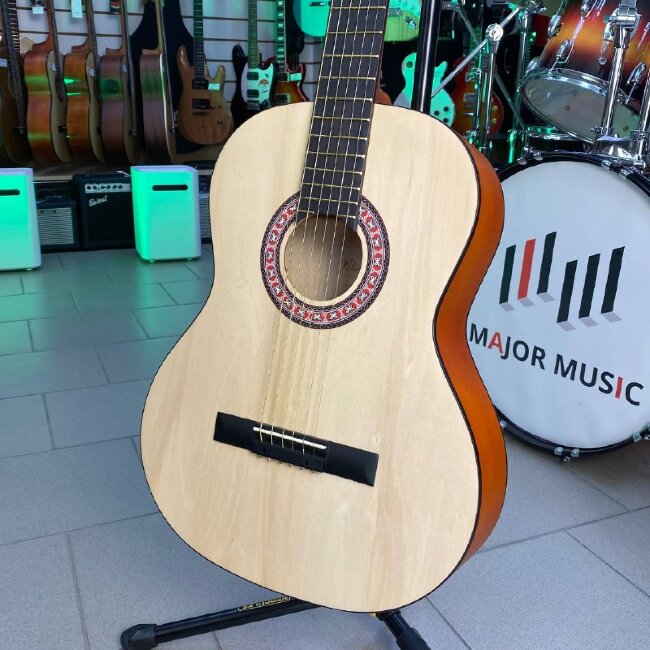 Акустическая гитара HOMAGE LF-3900W-NS ШИРОКИЙ ГРИФ цвет натуральный