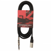 Микрофонный кабель HardCord MCS-100 Jack моно 6,3 - XLR папа 10м Микрофонный кабель HardCord MCS-100 Jack моно 6,3 - XLR папа 10м
