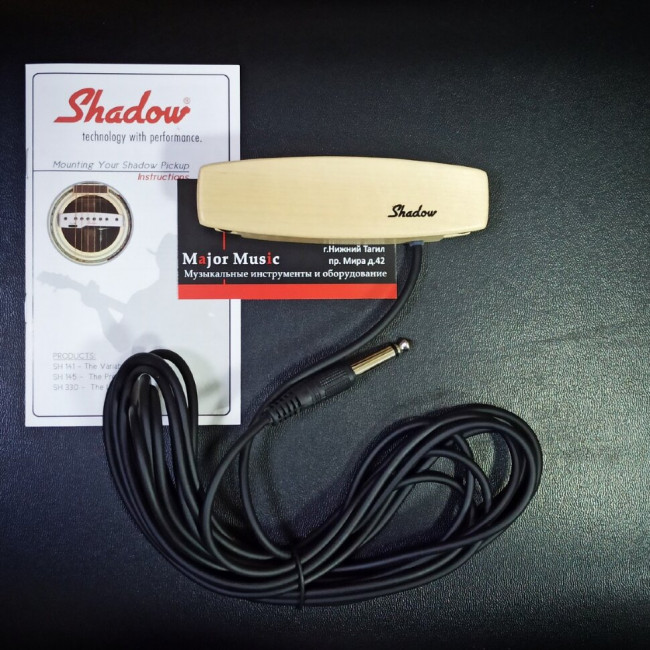 Звукосниматель для акустической гитары Shadow SH330 в резонаторное отверстие Звукосниматель для акустической гитары Shadow SH330 в резонаторное отверстие