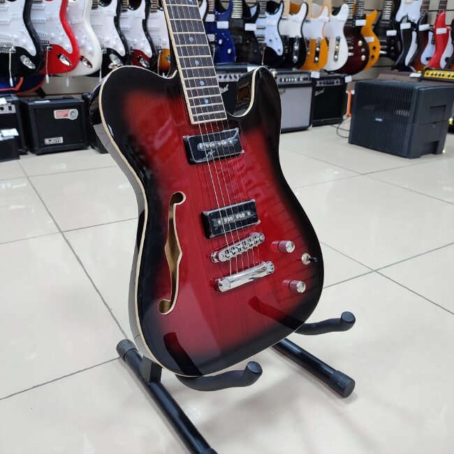 Электрогитара Caraya E219RDS красный санберст