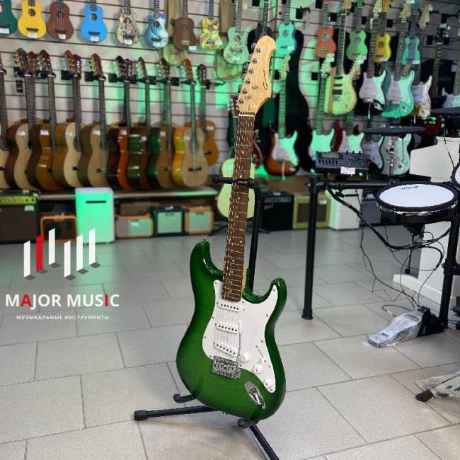 E200TGR Электрогитара SSS Caraya