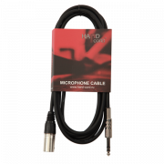 Микрофонный кабель HardCord MCS-30 Jack моно 6,3 - XLR папа 3м Микрофонный кабель HardCord MCS-30 Jack моно 6,3 - XLR папа 3м