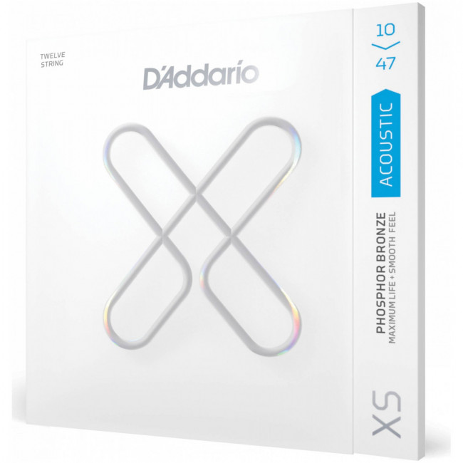 Струны для 12-струнной гитары 10-47 D`Addario XSAPB1047-12