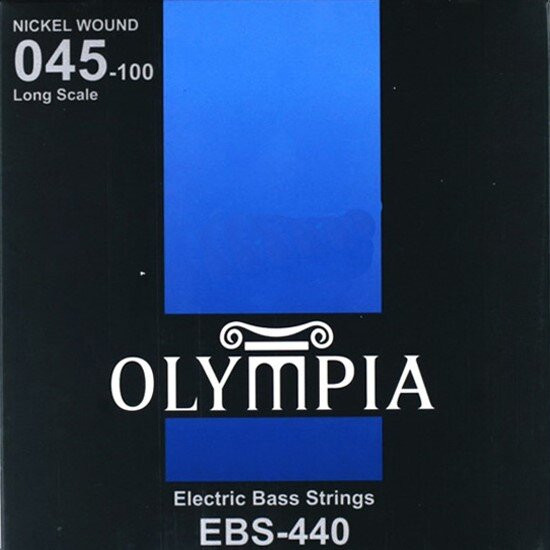 Струны для бас гитары 45-100 Olympia EBS440 Nickel Wound Струны для бас гитары 45-100 Olympia EBS440 Nickel Wound