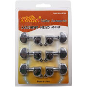 Комплект одиночной колковой механики Alice AD-016P 3+3 хром