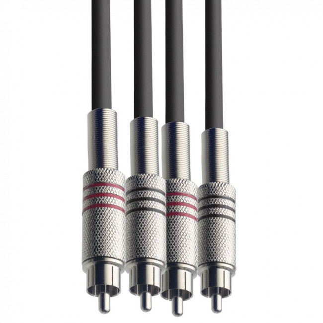 Кабель акустический Force FLC-20/2 2xRCA - 2xRCA 2м Кабель акустический Force FLC-20/2 2xRCA - 2xRCA 2м