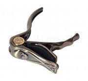 Каподастр для акустической гитары Alice A007H/BR череп бронза Каподастр для акустической гитары Alice A007H/BR череп бронза