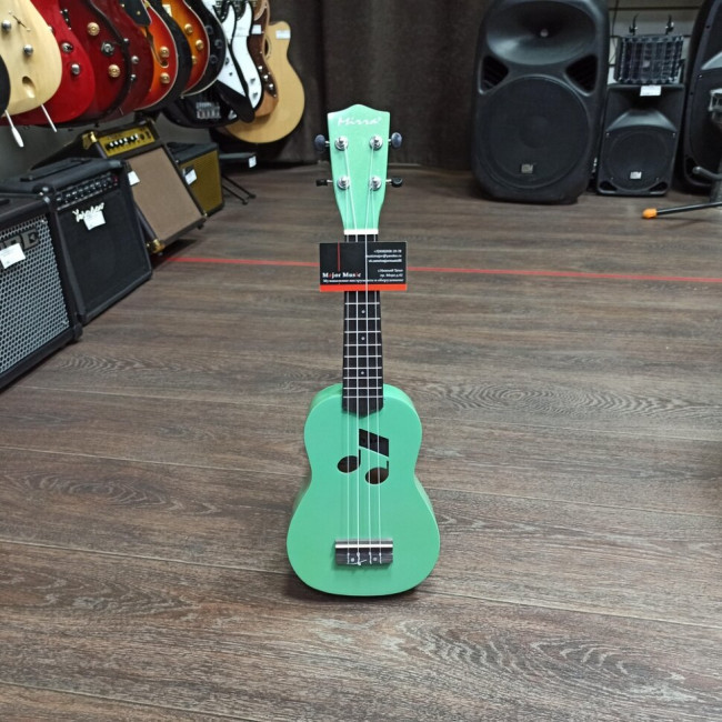 Укулеле сопрано Mirra UK-210-21-GR зеленый Укулеле сопрано Mirra UK-210-21-GR зеленый