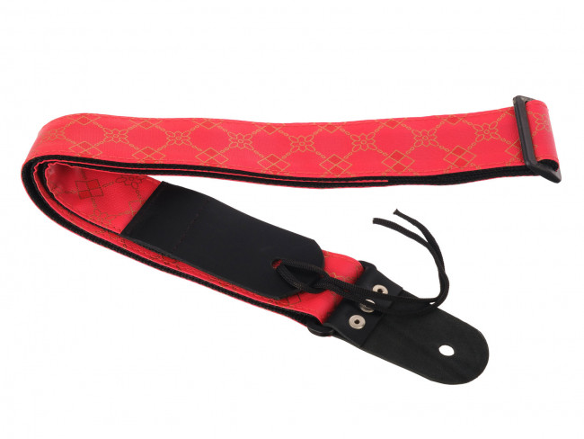 Ремень гитарный MEZZO MZ-RG-5red красный Ремень гитарный MEZZO MZ-RG-5red красный