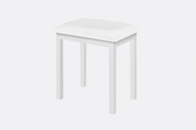 Piano-bench-WH Банкетка белая, Nux Cherub