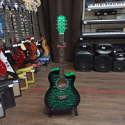 Акустическая гитара Belucci BC4030GR зеленая с вырезом Акустическая гитара Belucci BC4030GR зеленая с вырезом