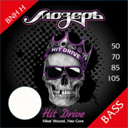 BNH-H Hit Drive Комплект струн для бас-гитары, никелевый сплав, 50-105, Мозеръ BNH-H Hit Drive Комплект струн для бас-гитары, никелевый сплав, 50-105, Мозеръ