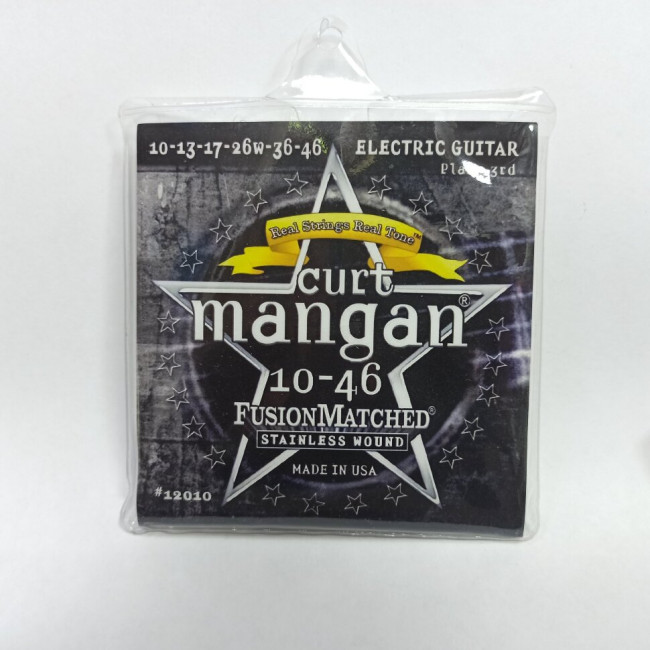 Струны для электрогитары 10-46 Curt Mangan 12010 Струны для электрогитары 10-46 Curt Mangan 12010