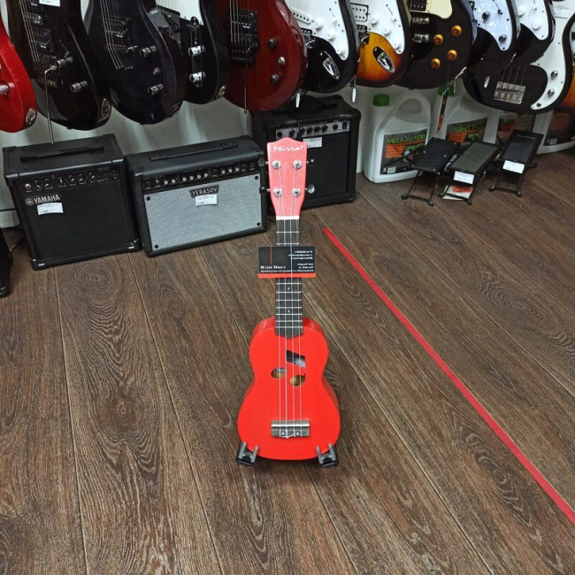 Укулеле сопрано Mirra UK-210-21-RD красный Укулеле сопрано Mirra UK-210-21-RD красный
