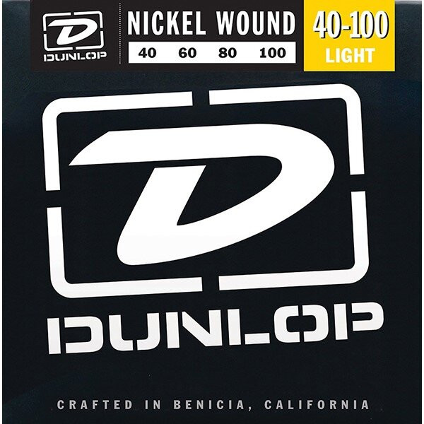Струны для бас гитары 40-100 Dunlop DBN40100 Light никель Струны для бас гитары 40-100 Dunlop DBN40100 Light никель