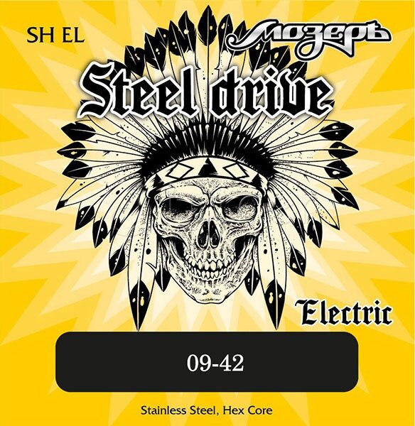 Струны для электрогитары 09-42 Мозеръ SH-EL Steel Drive сталь Струны для электрогитары 09-42 Мозеръ SH-EL Steel Drive сталь