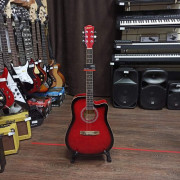 Акустическая гитара Elitaro E4110RDS с вырезом красная