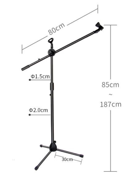 Стойка микрофонная Foix M-200 "журавль" Стойка микрофонная Foix M-200 "журавль"
