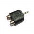 Переходник 2xRCA мама - mini Jack Soundking CC310
