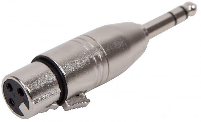 Переходник Force CFA-015 XLR мама - Jack стерео 6,3 папа
