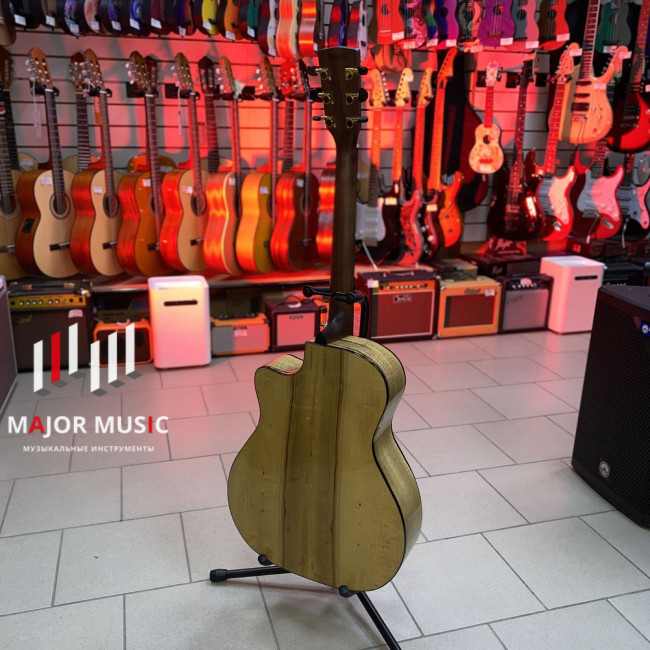 GA-MY-Bevel-NAT Grand Regal Series Электро-акустическая гитара с вырезом, Cort GA-MY-Bevel-NAT Grand Regal Series Электро-акустическая гитара с вырезом, Cort