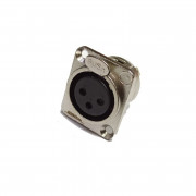 Разъем панельный XLR мама SHNOOR S3FDX