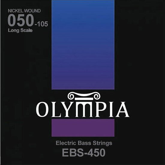 Струны для бас гитары  50-105 Olympia EBS450 Nickel Wound Струны для бас гитары  50-105 Olympia EBS450 Nickel Wound