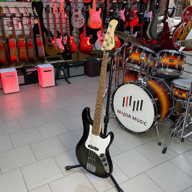 Бас-гитара Cort GB24JJ-TBK GB Series  черная