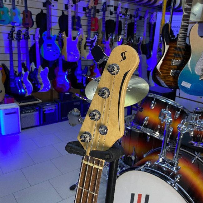 Бас-гитара Stagg SBP-30 BLK цвет черный (пресижн)