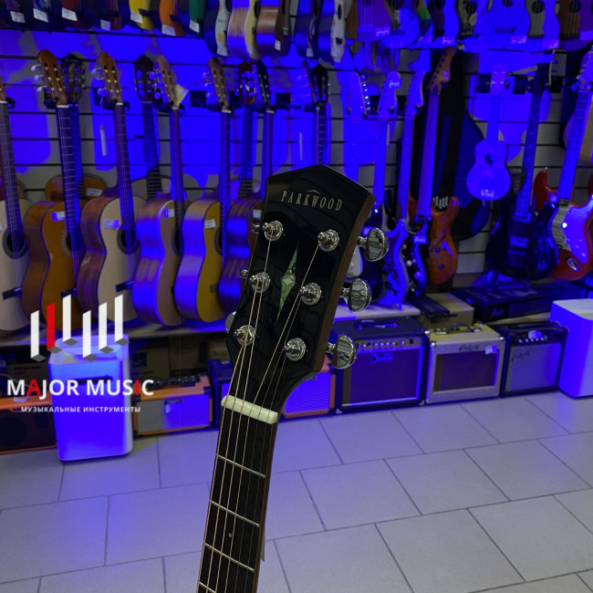 S26-GT Электро-акустическая гитара, дредноут с вырезом, с чехлом, глянец, Parkwood S26-GT Электро-акустическая гитара, дредноут с вырезом, с чехлом, глянец, Parkwood