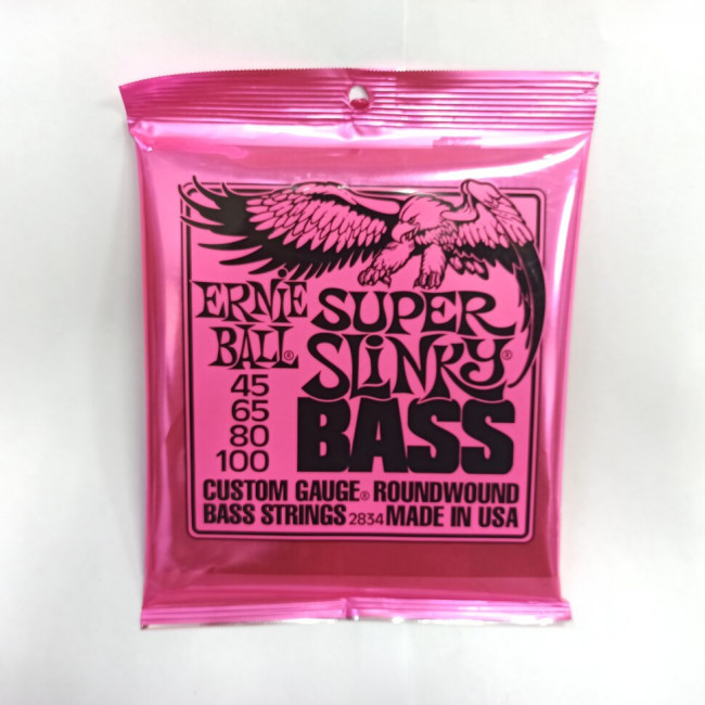 Струны для бас гитары 45-100 Ernie Ball 2834 Super Slinky