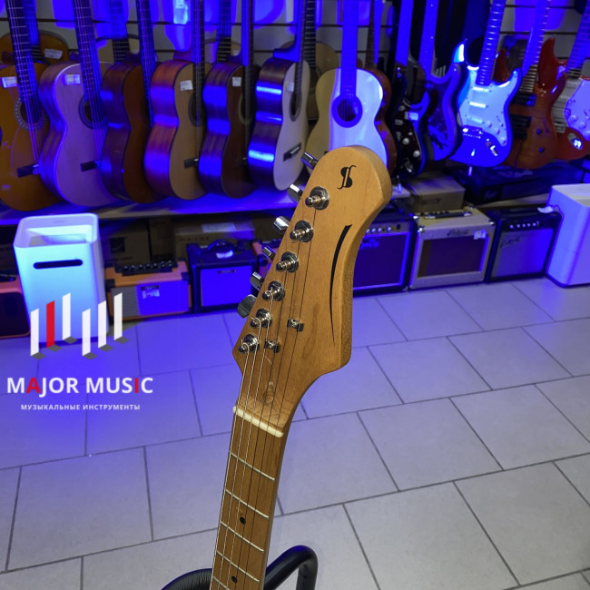 б/у Электрогитара Stagg SET-PLUS WHB телекастер цвет белый* б/у Электрогитара Stagg SET-PLUS WHB телекастер цвет белый*