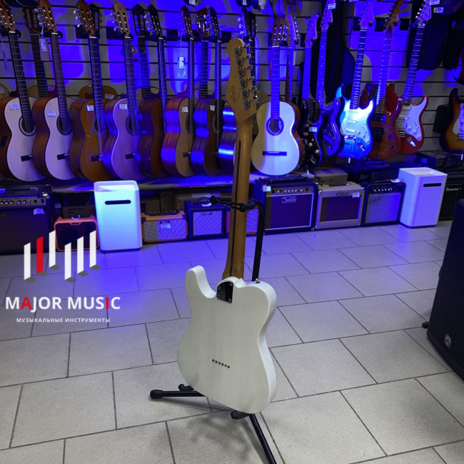 б/у Электрогитара Stagg SET-PLUS WHB телекастер цвет белый* б/у Электрогитара Stagg SET-PLUS WHB телекастер цвет белый*