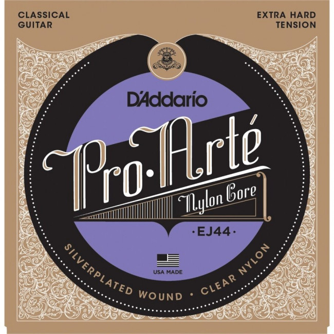 Струны для классической гитары D`Addario EJ44 Extra Hard Tension