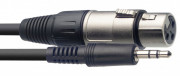 Аудио кабель 1м Stagg SAC1MPSXF mini Jack стерео - XLR Аудио кабель 1м Stagg SAC1MPSXF mini Jack стерео - XLR