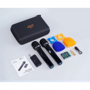 DM-3-Joyo Микрофон беспроводной, динамический, 2 передатчика, Joyo