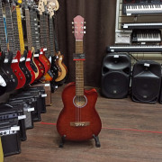 Акустическая гитара Амистар M-32-MH с вырезом цвет махагони