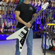 Электрогитара Sunsmile SFV-09 цвет белый "Flying V"