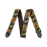 Гитарный ремень Fender 2` MONOGRAMMED STRAP BLK/YELLOWBROWN Гитарный ремень Fender 2` MONOGRAMMED STRAP BLK/YELLOWBROWN