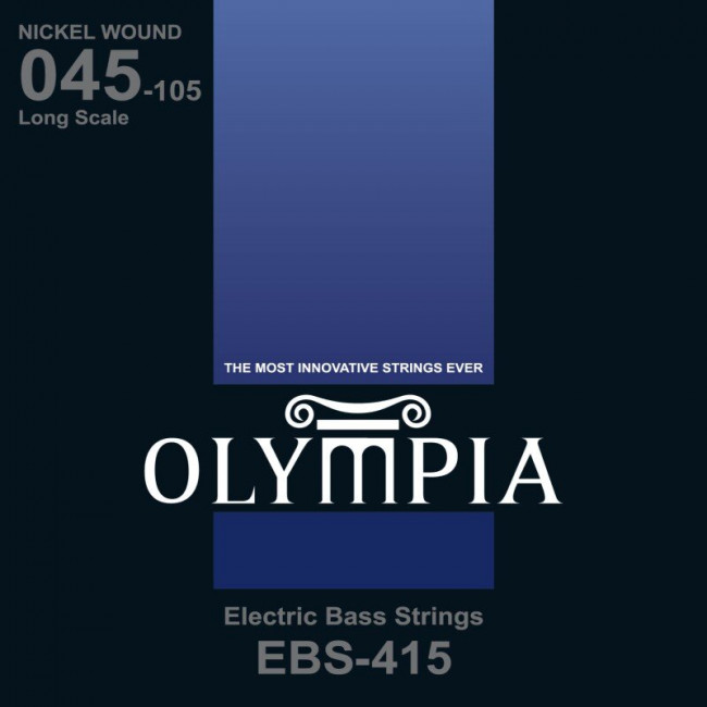 Струны для бас гитары  45-105 Olympia EBS415 Nickel Wound